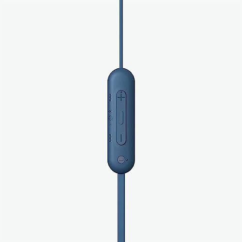 Sony WI-C100 Wireless In-Ear Bluetooth Headphones – Exceptional Audio Clarity with Quick Charge Technology, IPX4 Water Resistance & Integrated Microphone for Seamless Hands-Free Communication – Perfect for Daily Commutes, Fitness Activities & Versatile Use