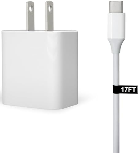 30 W USB-C Fast Charger & 6-Foot Cable for Google Pixel & USB-C Devices – Ultimate Speed & Versatile Compatibility for On-the-Go Charging Solutions