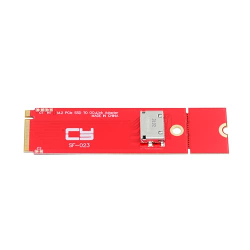 Unlock Blazing Fast Data Transfers with cablecc PCI-E 3.0 M.2 M-Key to Oculink SFF-8612/SFF-8611 Host Adapter – Perfect for Gamers & Creators Seeking Ultimate NVMe SSD Performance. Experience unparalleled speed and compatibility with this high-performance adapter engineered for M.2 NVMe SSDs in the 2260 form factor. The cutting-edge Oculink SFF-8612 and SFF-8611 connections ensure robust data transmission for seamless gaming and content creation. Enjoy hassle-free installation and a durable design that stands up to daily demands, making this essential upgrade a must-have for any advanced computing setup. Whether you’re enhancing your workflow or building the ultimate gaming rig, this PCI-E 3.0 adapter guarantees enhanced performance and reliability. Elevate your data storage capabilities today and discover the difference this premium internal SSD accessory can make in your system’s efficiency and speed. Don’t compromise on quality—transform your digital experience with the cablecc Oculink Host Adapter now!