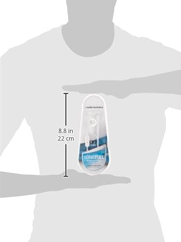 Audio-Technica ATH-CLR100 i SWH Sonic Fuel In-Ear Headphones – Premium Wired Earbuds with In-Line Mic for Hands-Free Calls, Superior Comfort, and Rich Sound Quality in White – Ideal for Daily Use, Travel, and Workouts