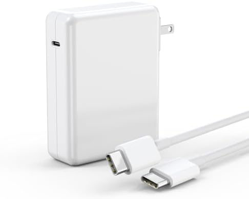 Ultra Compact 70 W USB-C Fast Charger for Mac Book Pro & Air – Includes 10 ft Cable for Swift Charging of 13″ to 16″ Models, i Pad Pro, and USB-C Devices – Intelligent Chip Technology Ensures Safety and Prolongs Battery Life – Ideal for Travel, Home, or Office Power Solutions – Rapidly Charges Mac Book Pro to 60% in Just 45 Minutes – Designed for Maximum Efficiency and Portability – Universal Compatibility with All USB-C Devices Including i Phones, Samsung, and More – Durable Build with Advanced Security Features for Reliable Charging – Experience Unmatched Convenience with Long Cable Length for Flexible Use