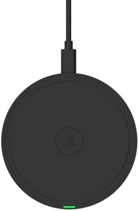 AT&T 15 W Magnetic Qi Wireless Charging Pad with Built-in Ring Stand – Fast USB-C Power Delivery for i Phone, Samsung Galaxy & Google Pixel – Sleek, Case-Friendly Design for Effortless Charging and Hands-Free Use