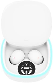 Ultra-Compact Wireless Sleep Earbuds | Advanced Bluetooth 5.4 Noise Cancelling Headphones for Side Sleepers | Immersive Hi-Fi Stereo & Deep Bass | Invisible White Comfort for Disturbance-Free Rest and Daily Use