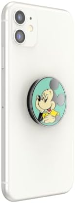 Disney Classic Mouse Pop Sockets Phone Grip with Versatile Kickstand – Ultimate Anti-Drop Phone Holder for One-Handed Use and Easy Style Switchability – Compatible with i Phone, Samsung, and Most Cases – Ideal for Wireless Charging and Everyday Convenience