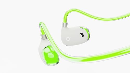 DUCKCANDY Open Ear Bluetooth Headphones with Dynamic LED Lighting – Ultimate Wireless Earbuds for Night Runs, Outdoor Adventures, and Daily Use – Lightweight, Safe Sound Experience for Kids and Adults