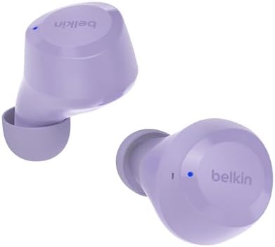 Belkin Sound Form Bolt True Wireless Earbuds – Unmatched 28-Hour Battery Life, IPX4 Water & Sweat Resistance, Effortless Wireless Charging, USB-C Compatibility – Stylish Teal Earbuds for Active Lifestyles and Superior Audio Quality