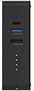 Mophie Powerstation Hub: Ultimate Portable Battery Charger with Foldable AC Prongs, Fast USB-C PD, and Wireless Qi Charging for Smartphones & Tablets – Sleek Black Design for On-the-Go Power Solutions