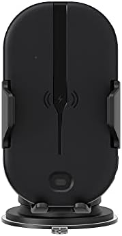 Kenwood CAX-HL10 Qi Wireless Charging Car Mount with Infrared Sensor Lock – Fast 15 W Qi Charging, Motorized Clamp & One-Touch Release for Secure Smartphone Handling – Ideal for Hands-Free Navigation & Enhanced Vehicle Aesthetics