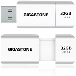 GIGASTONE 16 GB Dual Flash Drive Pack – Ultra-Fast 2-in-1 USB 3.2 Gen 1 with Type-A & Type-C Connectors for Seamless Data Transfer Across Smartphones, PCs, Macs, and More – Plug & Play Design with 100 MB/s Speed and Compact Cap for Easy Portability – Perfect for Students and Professionals