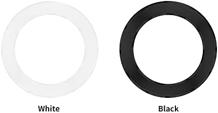 Sinjimoru for MagSafe Sticker, Magnetic Ring for Phone Case, Adaptor for MagSafe Magnet, 1000g Magnet Strength, Wireless Charging, M-Plate Black – Enhanced Compatibility and Speed