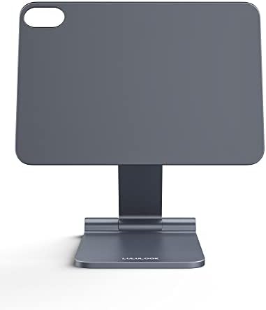 Transform Your i Pad Mini 6 (2021) Experience with LULULOOK Magnetic Stand – Ergonomic Aluminum Holder for Optimal Viewing & Drawing, Adjustable Height & Angle, Lightweight Design for Easy Portability and Versatile Portrait/Landscape Use
