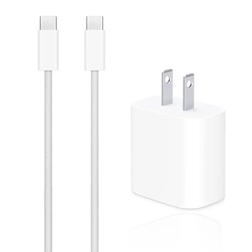 10 ft Premium Woven USB C Fast Charger for i Phone 15/16 & SE4 – 20 W Power Delivery Cable for Ultimate Convenience and Durability – Tangle-Free Braided Design for Effortless Charging Anywhere and Enhanced Device Compatibility