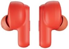 Skullcandy Dime Wireless Earbuds – Sweat-Resistant In-Ear Headphones with 12-Hour Battery Life, Built-in Microphone, and Universal Bluetooth Compatibility – Stylish Red Design for Active Lifestyles