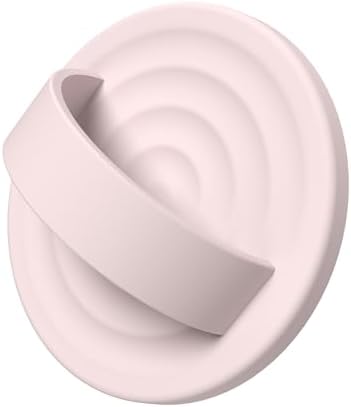 Revolutionary Magnetic Phone Ring Grip Holder – Ergonomic Silicone Finger Loop for i Phone Pro Max/Plus, 12/13/14/15/16 Series – Compatible with Mag Safe – Oat Color Enhances Aesthetics and Comfort – 360-Degree Rotation for Effortless Use – Secure Your Device with Style and Stability – Essential Smartphone Accessory for Unmatched Usability and Convenience