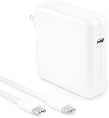 Ultra-Fast 118 W USB-C Charger for Mac Book Pro & Air – High-Efficiency Power Adapter with 6.6 ft Cable, Compatible with M1, M2, M3, M4, i Pad Pro, Samsung Galaxy & All USB-C Devices – Compact, Safe & Reliable Charging Solution for Laptops & Smartphones