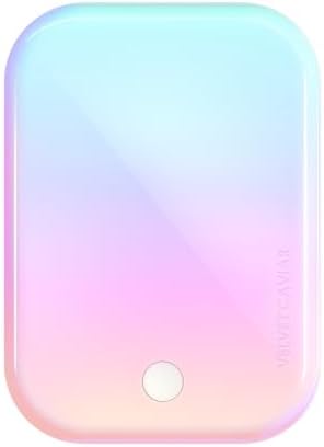 Stylish Hot Pink Leopard VELVET CAVIAR Magnetic Power Bank – Mag Safe Compatible Slim Charger for i Phone 12, 13, 14, 15 – Fast 5000 m Ah Portable Battery Pack with USB-C for Effortless Charging on the Go