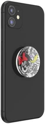Minnie & Daisy Pop Socket Phone Grip with Versatile Kickstand – Stylish Adhesive Cell Phone Holder for One-Handed Use – Universal Compatibility with i Phone, Samsung & More – Swappable Design for Customization and Wireless Charging Friendly – Anti-Drop Technology for Enhanced Security – Perfect for On-the-Go Users