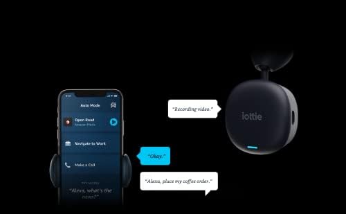 i Ottie Aivo Connect: Advanced Hands-Free Wireless Charging Car Phone Mount with Auto-Clamping for i Phone & Android – Seamless Qi Fast Charging & Optimal Viewing Angles for Safe Driving Experience