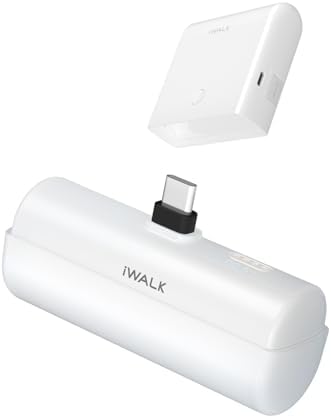 i WALK 13500 m Ah USB-C Portable Charger – Ultra-Fast Charging Power Bank for i Phone 16/15/16 Plus/16 Pro Max, i Pad & More – Lightweight Battery Pack in Stylish Pink for On-the-Go Convenience and Enhanced Device Compatibility