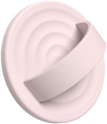 Upgraded Magnetic Phone Grip for i Phone: Premium Silicone Loop Holder with Mag Safe Compatibility – Ergonomic 360-Degree Stand, Non-Slip Design in Sleek Black for Enhanced Comfort and Secure Handling on i Phone 16/15/14/13/12 Pro Max/Plus