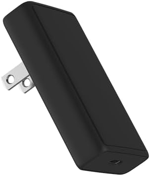 Ultra-Slim PEEL 35 W Fast Charging USB-C Wall Charger in Black – Compact, Efficient Power Adapter for On-the-Go Lifestyle – Safe & Reliable with UL, FCC, CE, Ro HS Certifications – Enhanced Compatibility for All USB-C Devices