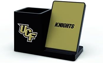 NCAA Unisex Fast Wireless Charging Stand & Desk Organizer – Stylish Multi-Device Charger for Sports Enthusiasts, Efficient Workspace Solution with Built-in Accessory Compartments