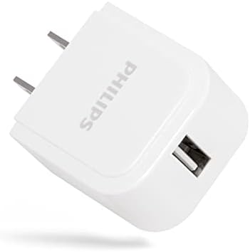 Philips 24 W USB Power Strip with 6 ft Braided Cable – Ultimate Charging Station for i Phone, i Pad, Samsung Galaxy & Google Pixel – 4 Port USB-A Design for Fast & Efficient Device Charging – Sleek & Durable Solution for Home, Office & Travel