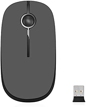 Sleek Vssoplor Wireless Mouse – Ultra-Slim Silent Optical Companion for Laptops & PCs | 2.4 GHz Nano Receiver, Perfect for Quiet Workspaces & Travel | Enhanced Compatibility for Windows, Mac & Linux