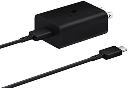 SAMSUNG 15 W USB-C Wall Charger with Included Cable – Fast Charging Power Adapter for Mobile Devices, Compact Design with Enhanced Safety Features
