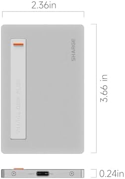 Ultra-Slim Disk Plus M.2 NVMe SSD Enclosure – 10 Gbps USB-C 3.2 Gen2 for Fast Data Transfers – Lightweight Aluminum Design with Built-in Cable Support for 2230/2242/2280 Drives – Ideal for Mac Book Pro & Steam Deck Users – Upgrade Your Storage Experience
