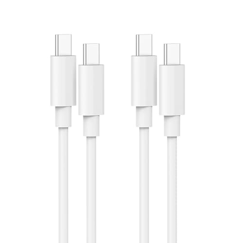 IFEART 10 ft USB C to USB C Charging Cable (2 Pack) – Fast Charging for i Pad Pro, Mac Book, i Phone 16/15 Pro Max, Pixel 7/6 Pro – Universal Compatibility & Durable Design for Home and Office Use