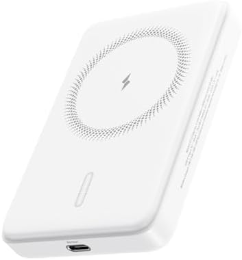 Magnetic Wireless Power Bank for i Phone & Nintendo Switch – 10,000 m Ah 20 W PD Fast Charging Battery Pack with LED Indicators for Enhanced Gaming and Travel Compatibility – Secure Detachable Clip for Uninterrupted Playtime, Supports i Phone 12-16 and Qi Devices – Safe Charging with Intelligent Protection Features