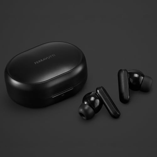 Premium BD7 True Wireless Earbuds with Advanced Noise Cancelling and Deep Bass – Bluetooth 5.4 for Swift Connectivity, IPX4 Sweat Resistance for Active Lifestyles, 25 Hours Playtime – Exceptional Audio Performance in Stylish Black Finish