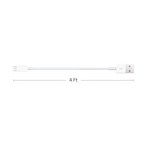 4 Pack Carplay USB A to USB C Cable for iPhone 16E 15 16, 16 Pro Max, 16 Plus Car Charger, iPad Pro 12.9/11, iPad 10 Generation, iPad Air 5 Generation/4 Gen, Mini 6 Generation Car Fast Charging Cord – Enhanced Compatibility and Speed
