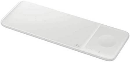 Samsung Wireless Charger Trio – Ultra-Fast Qi Charging Hub for Galaxy & Apple Devices – Streamlined Power Solution for Phones, Buds, and Watches – Elegant White Design for a Tidy Space – Multi-Device Charging Efficiency & Enhanced Compatibility