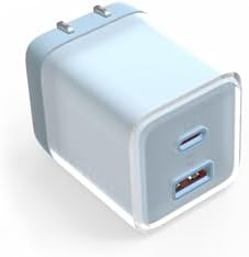 Ultra-Compact 70 W Ga N Dual USB-C Fast Charger – High-Efficiency Wall Adapter for Mac Book Pro/Air, i Pad Pro, Galaxy S23, Dell XPS 13, i Phone 16/15 Pro & Steam Deck – Rapid Charging with Universal Compatibility for Modern Devices