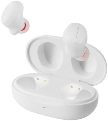Phiaton Bonobuds Plus Floral White True Wireless Earbuds – Cutting-Edge Hybrid Active Noise Cancelling with Qualcomm Snapdragon Sound for Enhanced Audio Experience, Ergonomically Designed for Comfort, 30 Hours Total Playtime, IPX4 Water-Resistant for Active Lifestyles and Daily Use