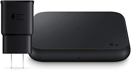 Samsung Fast Charge Wireless Charging Pad – Sleek and Portable Qi-Compatible Charger for Rapid Power Boosting – Perfect for Home, Office, and Travel – Features Non-Slip Surface and LED Charging Indicator for Ultimate Convenience