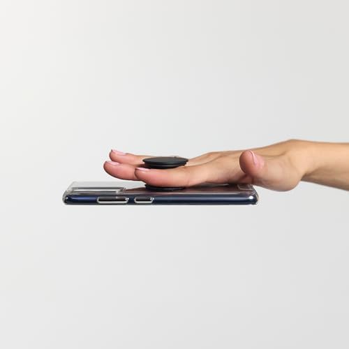 Mag Safe Pop Grip for i Phone – Magnetic Phone Stand with Swappable Top – Bon Bon Black – Ergonomic Secure Grip for Hands-Free Viewing & Wireless Charging Compatibility – Ultimate Mobile Accessory for Enhanced Usability and Style
