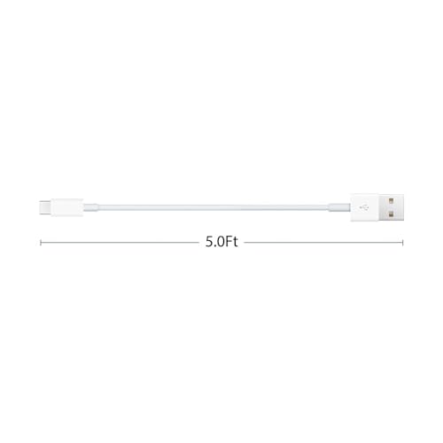 4 Pack Carplay USB A to USB C Cable for iPhone 16E 15 16, 16 Pro Max, 16 Plus Car Charger, iPad Pro 12.9/11, iPad 10 Generation, iPad Air 5 Generation/4 Gen, Mini 6 Generation Car Fast Charging Cord – Enhanced Compatibility and Speed