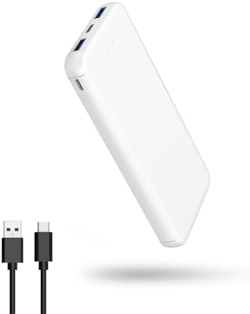 VANYUST 10000 m Ah Portable Power Bank – Ultra-Fast USB-C Charger for i Phone 16, Samsung S22, Google Devices – Slim, Lightweight Design for On-the-Go Power – Enhanced Compatibility for All Your Charging Needs