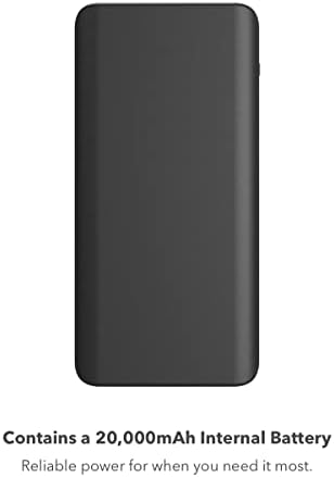 Mophie Power Boost XL 20,000 m Ah Portable Charger – Cobalt – High-Capacity USB-C Power Bank for Multi-Device Charging with Fast Recharge Technology – Stylish and Lightweight Power Station for On-the-Go Use