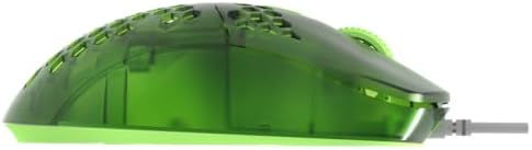 Gwolves Hati HTS Ultralight Honeycomb Wired Gaming Mouse – 48 g Precision with 16,000 DPI Sensor, Low Latency, Anti-Interference, 6 Customizable Buttons, On-Board Memory for PC/Mac/Laptop – Stardust Golden Small Edition for Maximum Speed and Comfort