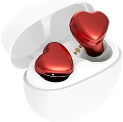 AVIOT TE-I3 Heart-Shaped Wireless Earbuds for Small Ears – Fashion-Forward Bluetooth 5.3 Technology, 23-Hour Playtime, IPX4 Waterproof, Seamless Multipoint Connectivity, Ambient Sound Awareness, and Integrated Microphone in Chic Gold – The Ultimate Stylish Audio Companion for Daily Adventures