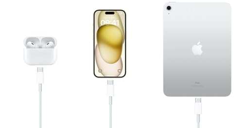 Ultra-Fast 20 W Charger for Air Pods Pro 2 & Air Pods 4 – Durable Braided USB-C Cable for Rapid Power Delivery, Compact Travel Design, Ideal for i Phone 15 & 16 Accessories, Ensures Device Longevity and Heat Protection