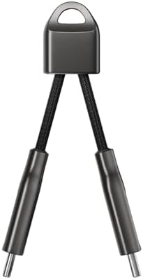 ChargeKey 240W V2 – USB C to USB C Keychain Charger – The Ultimate Charging Solution for The Modern, Portable Charger for iPhone, USB Keychain – Enhanced Compatibility and Speed