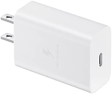 Samsung 15 W Type C Wall Charger – Fast Charging Power Adapter for Ultimate Device Compatibility, Sleek White Design, Perfect for Smartphones and Tablets, Built-In Safety Features for Overheating Protection