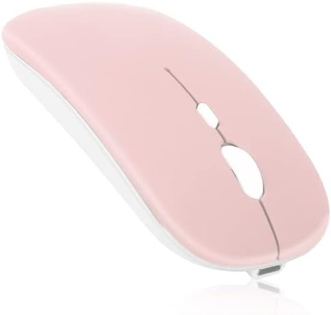 Ergonomic Rechargeable Wireless Mouse for Samsung Galaxy Tab and More – Dual 2.4 GHz & Bluetooth Connectivity, Sleek Onyx Black Design for Laptops, PCs, i Pads, and Android Tablets – Ultimate Comfort & Portability for Enhanced Productivity