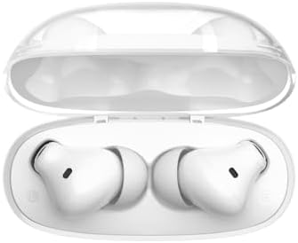 Translucent Wireless Earbuds with IPX7 Waterproof Rating – 30-Hour Battery Life for Uninterrupted Listening – Stylish and Comfortable Bluetooth Headphones for Samsung and Android Users – Premium Sound Quality and Enhanced Call Clarity for Active Lifestyles