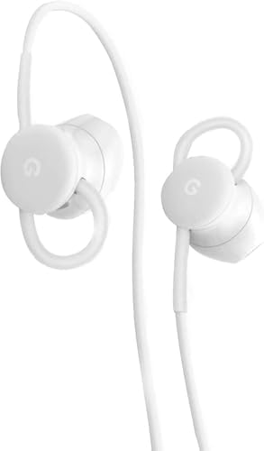 Google USB-C Wired Earbuds with Inline Controls – Exceptional Sound Clarity and Ergonomic Comfort for Type-C Devices – Ideal for Daily Commutes, Workouts, and Home Listening – Lightweight and Durable Design for Music Aficionados and Professionals